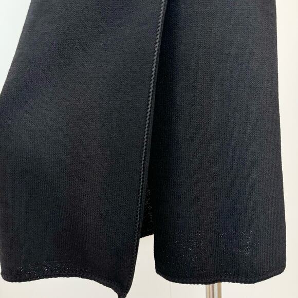 St. John Vintage Santana Knit SET Blazer and Skirt Suit Black | Fits like M - Picture 8 of 15